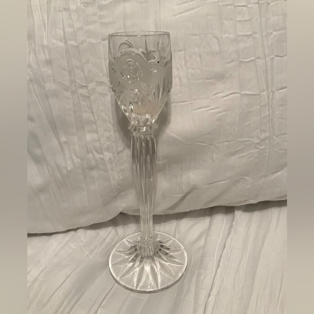Oneida Crystal Southern Garden 8 Candlestick
